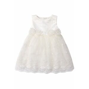 Laurenza's Baby Girls Sleeveless Baptism/Christening Gown Sz 3-6months